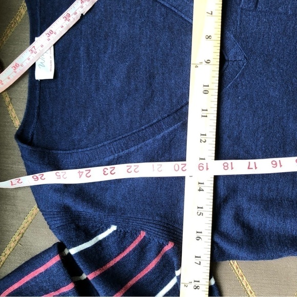 Wrap London Sweater Merino Wool Navy Blue (6) - Picture 9 of 9